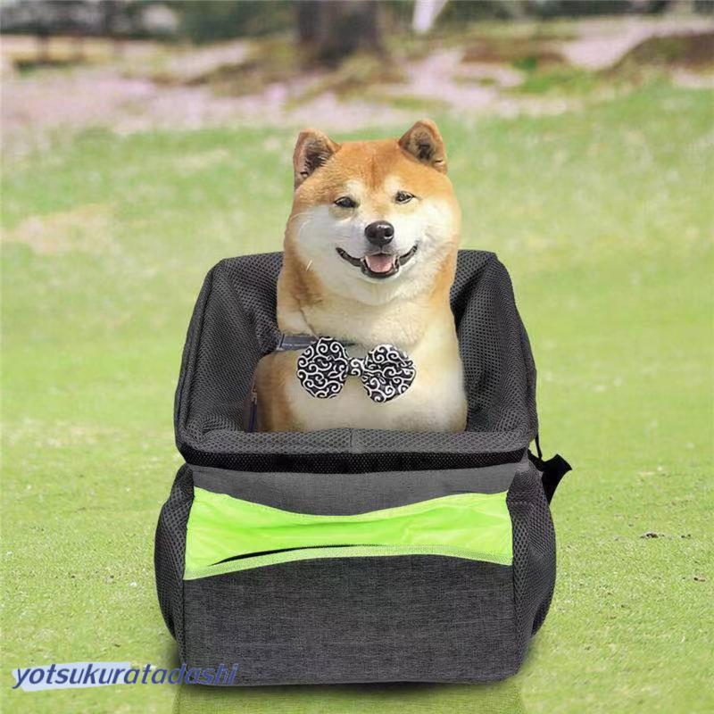 自転車 カゴ 前 犬用 31*28*37cm キャリー チワワ 小型犬 犬 ブラック