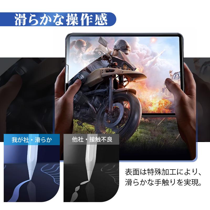 iPad Pro 12.9インチ 第3世代 第4世代 第5世代 第6世代 送料無料 ブルーライトカット 保護フィルム ガイド枠付き アイパッド 強化ガラス 9H 衝撃吸収 気泡防止｜yottego｜07