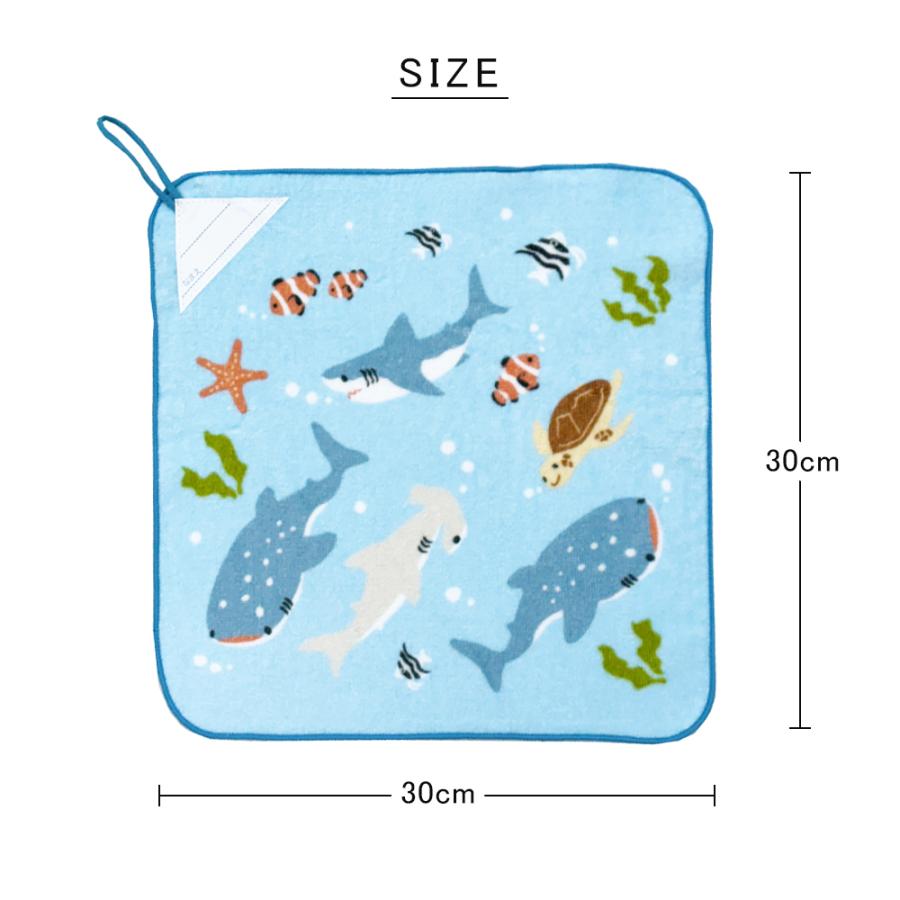 ループ付きタオル3枚組セット 30×30cm ハンドタオル 林タオル ループ