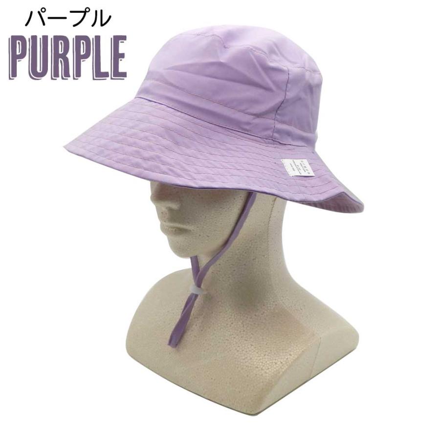 子供用 折りたたみ ハットあご紐付き 帽子 UPF50 紫外線対策