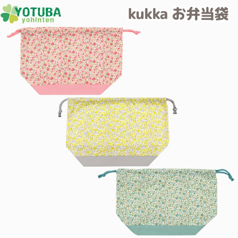 ⭐小花柄⭐巾着　M　お弁当袋★入園入学 お弁当袋 ランチバッグ 巾着 ランチグッズ お弁当箱 お弁当入れ 小物