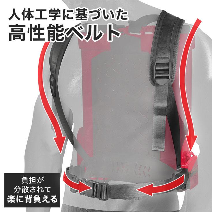 充電式 背負い噴霧器 20L 大容量 18Vバッテリー対応 5種ノズル付 消毒 YOTUKA YOTUKA公式 充電式電動噴霧器 20L 背負い式 バッテリー式