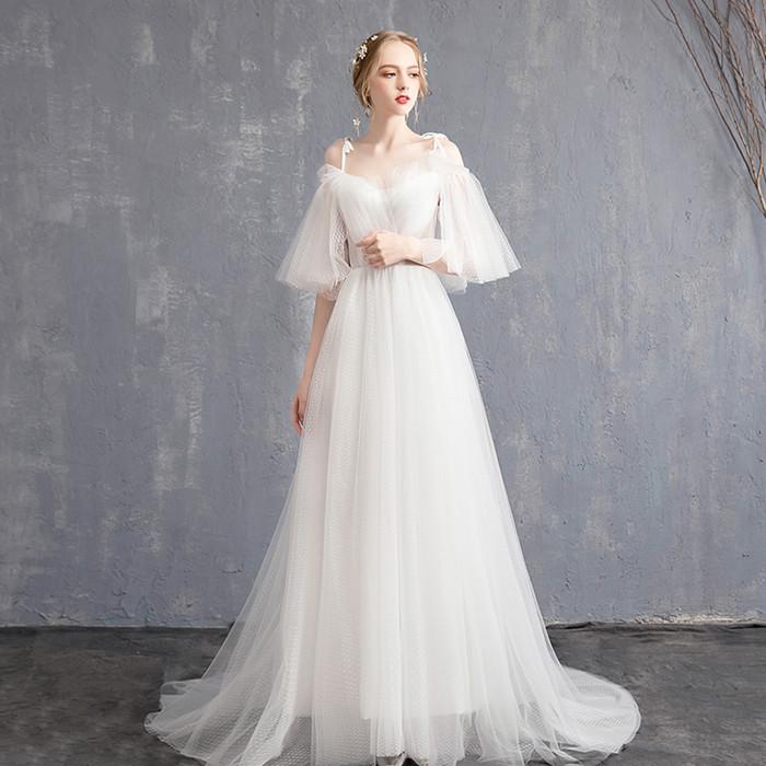 即発送可能 ウェティグドレス 半袖 パーティードレス Aラインドレス ロングドレス 結婚式 二次会 海外挙式 花嫁 安い 大きいサイズ 発表会 ワンピース おしゃれ 前撮り 新作モデル Www Simon Page Com