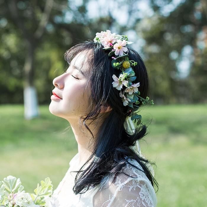 花冠 花かんむり ウェディング ティアラ ハワイ パーティー フェス ヘアアクセサリー ヘッドドレス 二次会 前撮り 南国 大人 子供 手作り 披露宴 海外挙式 演出 結婚式 花 花嫁 送料無料 造花 髪飾り 激安通販販売 ウェディング