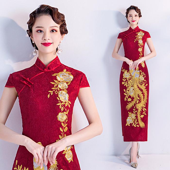 チャイナドレス チャイナ風ワンピース チャイナドレスロング 結婚式 大きいサイズ おしゃれ 二次会 パーティードレス フォマールチャイナワンピース 赤 Zgqp044 優美japan 通販 Yahoo ショッピング