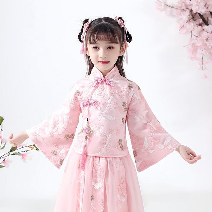 中国古風 中華服 唐装漢服 漢服 チャイナ服 チャイナドレス コスプレ 中国古代衣装 子供 キッズ 女の子 ステージ 撮影 中華国学服 かわいい 舞台衣装 可愛い Zhfz011 優美japan 通販 Yahoo ショッピング