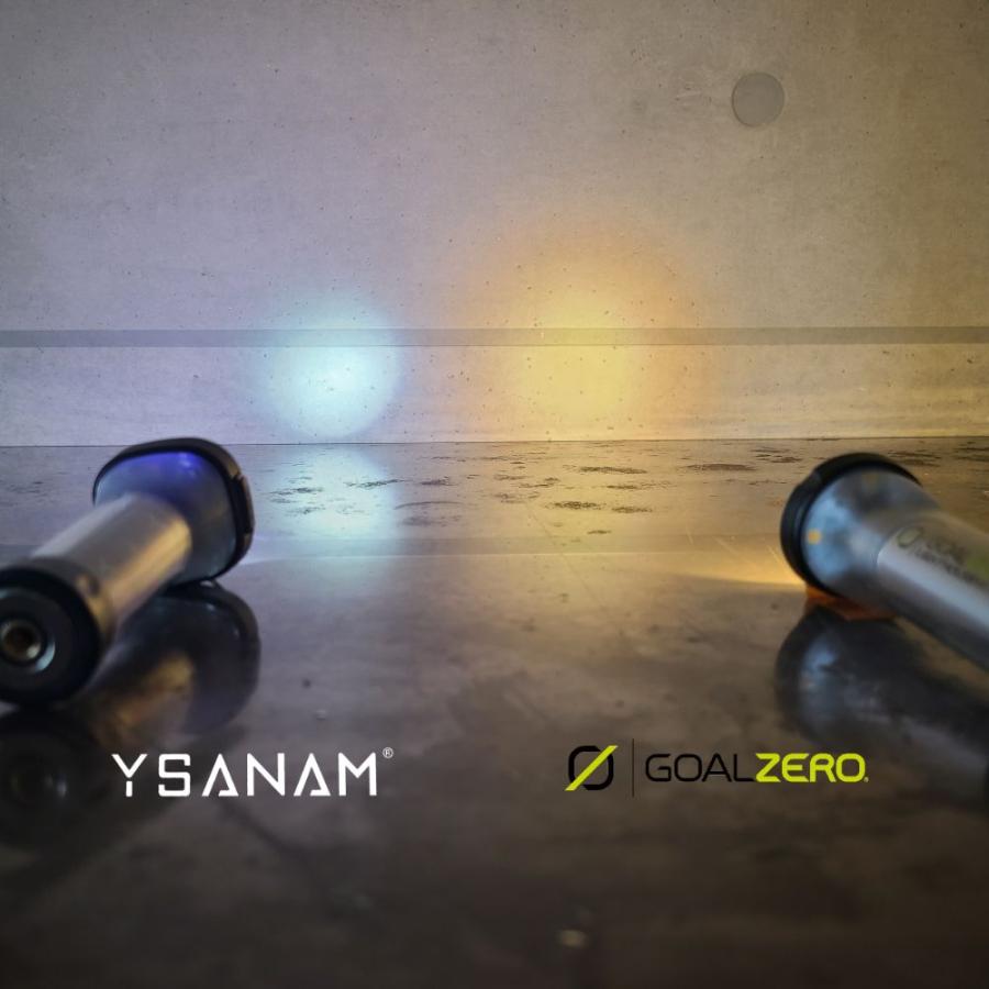 ライト］YSANAM コンパクトLEDランタン ブラック（USB充電式