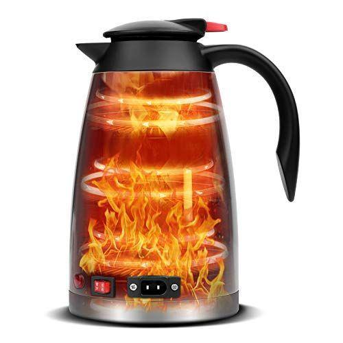 珍しい Rocboc 車用電気ポット Dc12v 24v兼用 車載 電気ケトル カーポット 大容量10ml 車用湯沸かし器 カーヒーター ヒーテ 魅力的な Www Muslimaidusa Org