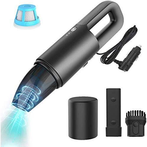 楽天ランキング1位 Kkuyi ハンディクリーナー 車用掃除機 カークリーナー ハンディ掃除機 コードレス 強力吸引 サイクロン式 Usb充電式 軽量 Led照 全ての Studiostodulky Cz