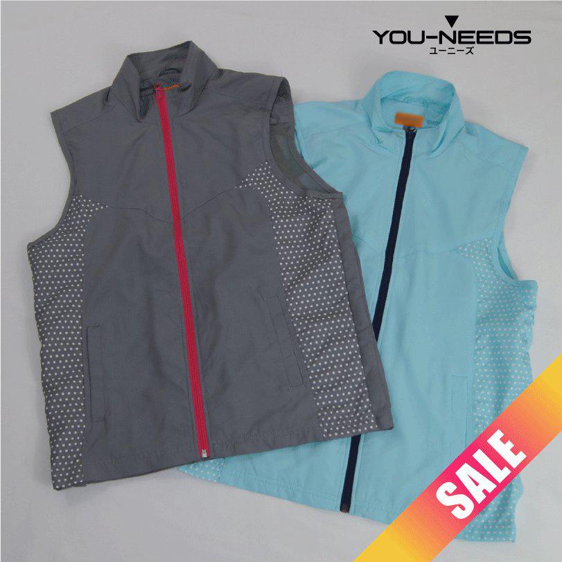 在庫処分Sale商品 早い者勝ち レディース2WAYベスト M L LL 撥水加工