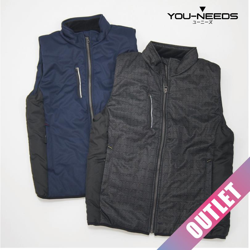 アウトレット 早い者勝ち メンズ 防風ベスト M L LL 3L 4L 5L 秋冬