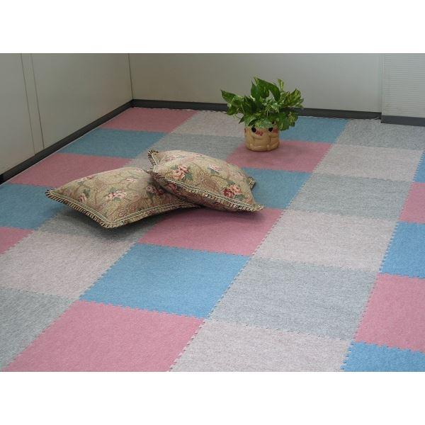 【推し】 ジョイントカーペット JCA-45 30枚セット 色 ローズ サイズ 厚10mm×タテ450mm×ヨコ450mm／枚 30枚セット寸法（2250mm×2700mm） 〔洗える〕 〔...〔代引不可〕 【R1180907565】(43091円)