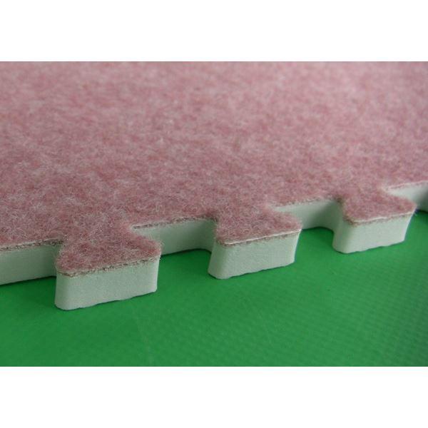 【推し】 ジョイントカーペット JCA-45 30枚セット 色 ローズ サイズ 厚10mm×タテ450mm×ヨコ450mm／枚 30枚セット寸法（2250mm×2700mm） 〔洗える〕 〔...〔代引不可〕 【R1180907565】(43091円)