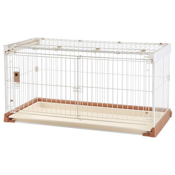 最新の激安 お掃除簡単 犬用 ペットサークル ペットケージ 屋内用 ブラウン 幅1 5cm 引き出せるトレー 開閉式屋根付 リビング 50 Off Homeofmalones Com