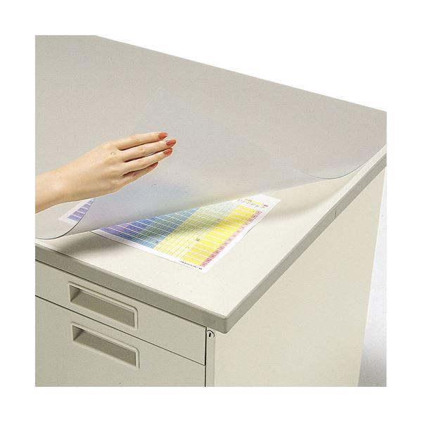 売れ筋介護用品も! TANOSEE再生透明オレフィンデスクマット シングル 1390×690mm 1セット 5枚 (まとめ) TANOSEE 再生透明オレフィンデスクマット ダブル(下敷付) 1390×690mm ライトブルー 1枚 〔×5セット〕