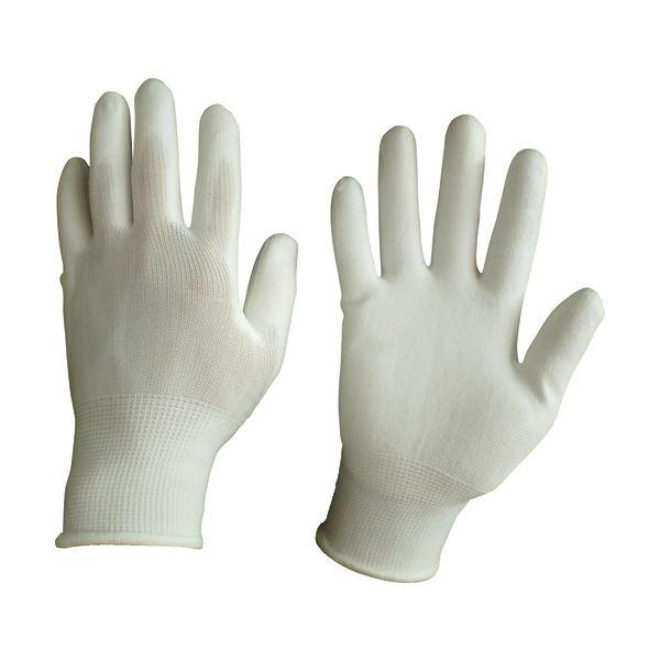 【名入れ無料】 (まとめ) 富士手袋工業 ウレタンメガ ホワイト S 5320-S 1パック(10双) 〔×5セット〕 使い捨て手袋