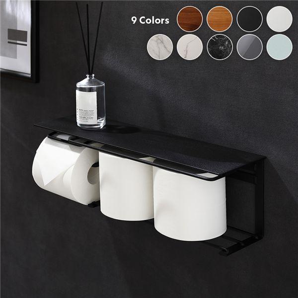 トイレットペーパーホルダー ストックtype その他トイレ用品 シックな色合いのトイレットペーパーホルダー Ds トイレットペーパーホルダー ストックtype ブラック キッチン 日用品 文具 完成品 お手洗い レストルーム 代引不可 Ds ゆにゅ