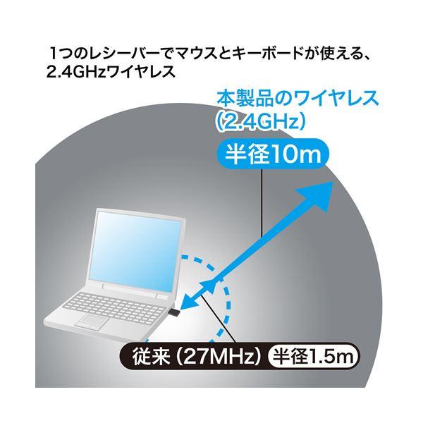 売れ筋半額 サンワサプライ マウス付きワイヤレスキーボード(ブラック) SKB-WL25SETBK〔代引不可〕