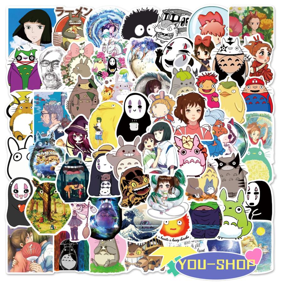 100枚 ステッカー となりのトトロ 防水 耐水 シール 詰め合わせ 車 アニメシール おしゃれ 防水シール スーツケース バイク ヘルメットなど適用 Skczag0wtw Www Familyontour De