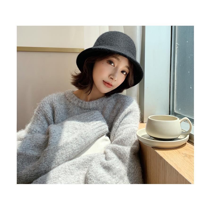 フェルトバケットハット ウール レディース バケハ 帽子 韓国 ユニセックス おしゃれ シンプル 上品 デイリー |  | 05