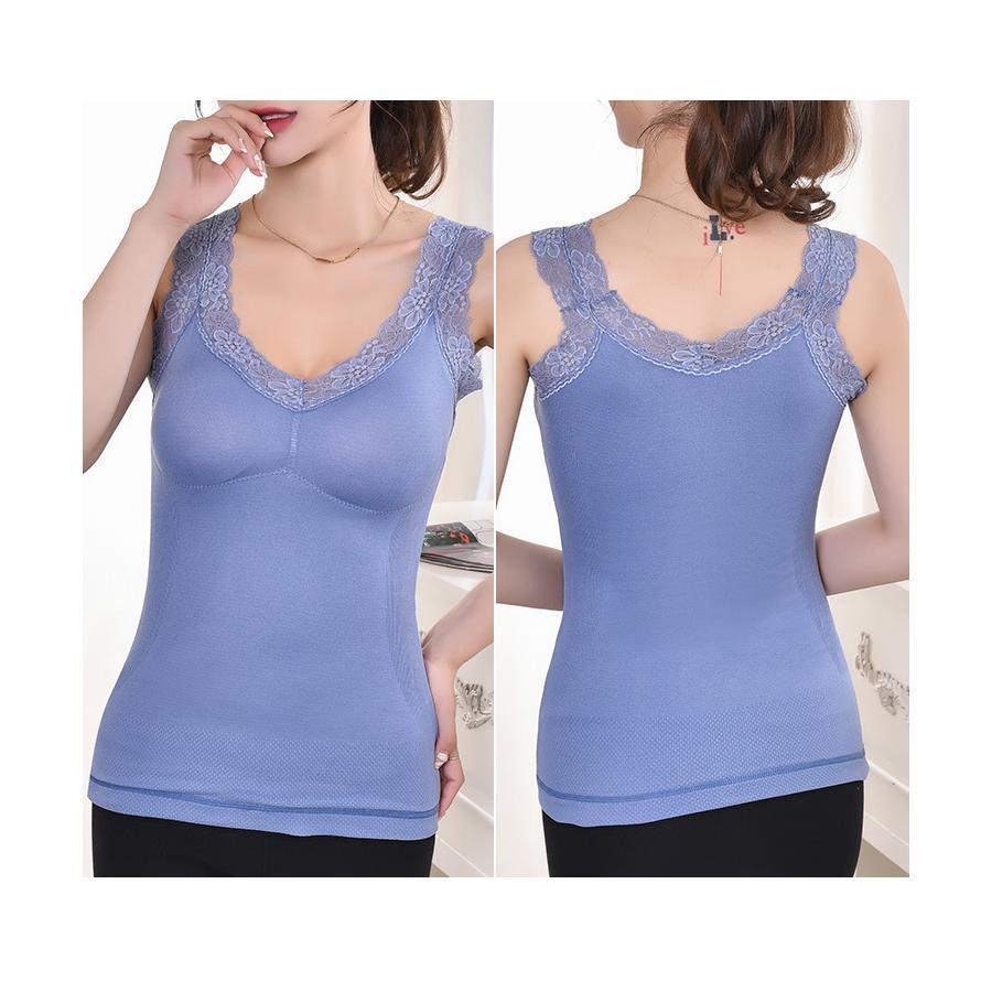 裏起毛 レース ブラトップ タンクトップ 重ね着 インナー 無地 レディース きれいめ 大人可愛い タンクトップ 韓国 おしゃれ シンプル |  | 10