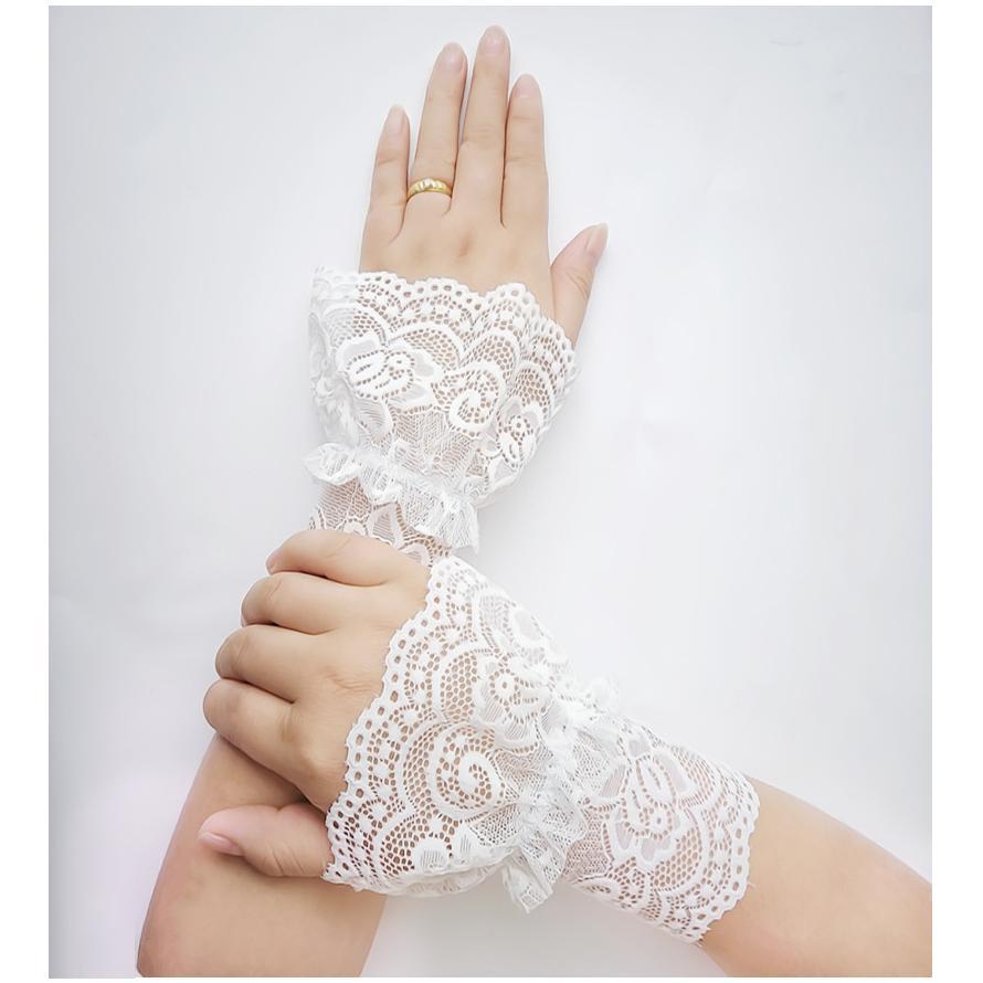 付け袖 つけ袖 レース 重ね着風 レース袖ファッションアクセサリー かわいい シンプル 上品 レディース おしゃれ 着物 浴衣 成人式 卒業式 |  | 02
