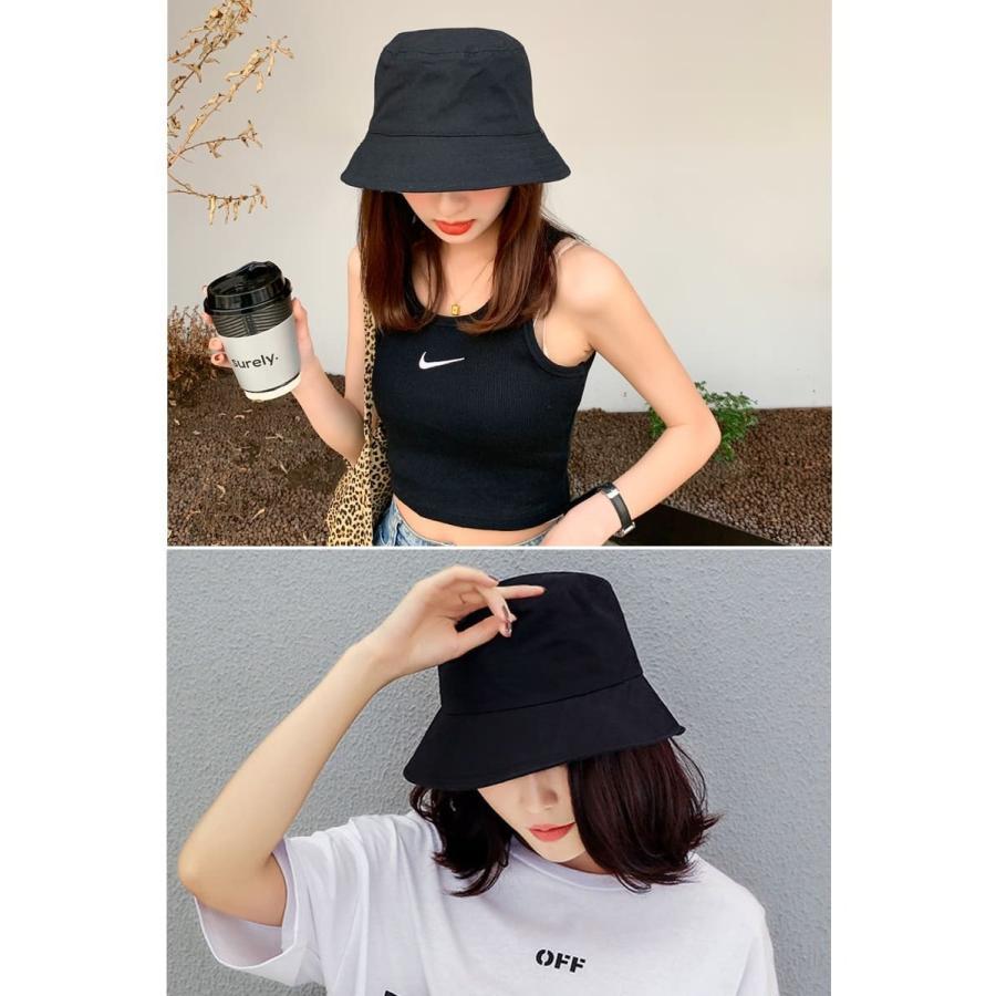 バケットハット レディース バケハ 帽子 韓国 ユニセックス おしゃれ シンプル 無地 |  | 07