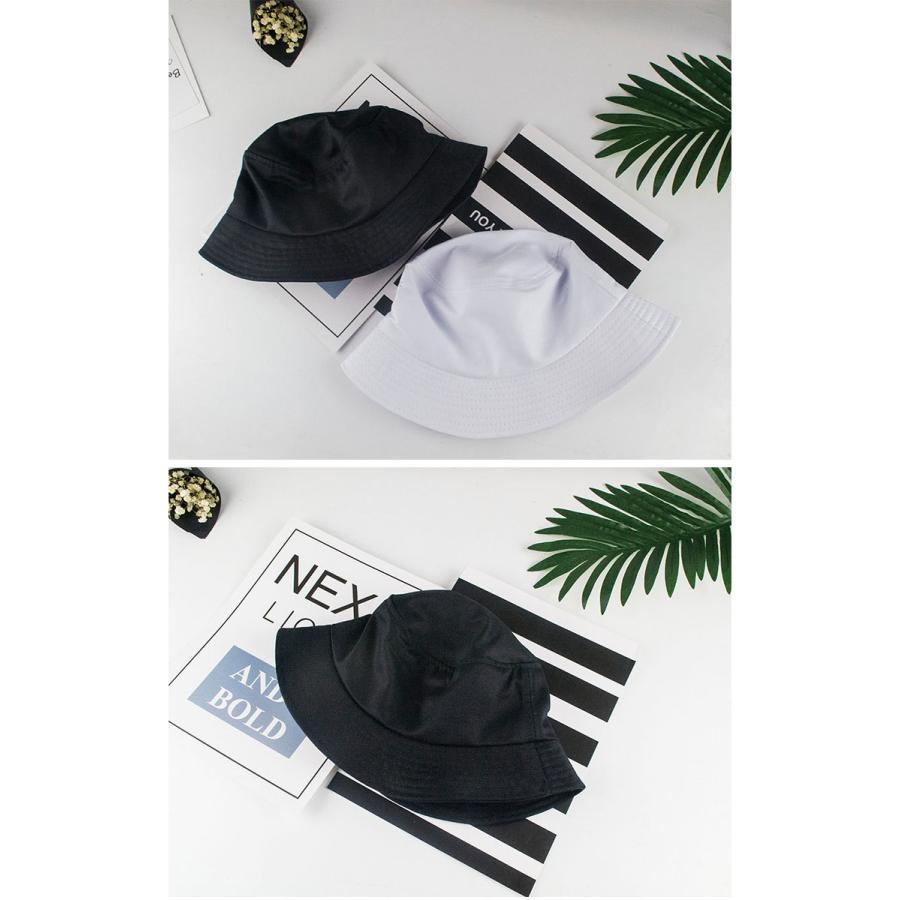 バケットハット レディース バケハ 帽子 韓国 ユニセックス おしゃれ シンプル 無地 |  | 09