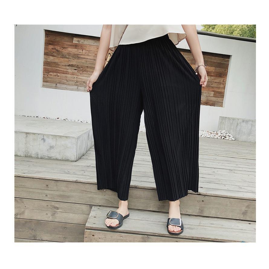 プリーツ ワイドパンツ 夏 プリーツパンツ レディース ウエストゴム きれいめ 大人可愛い 韓国 おしゃれ シンプル 無地 |  | 03