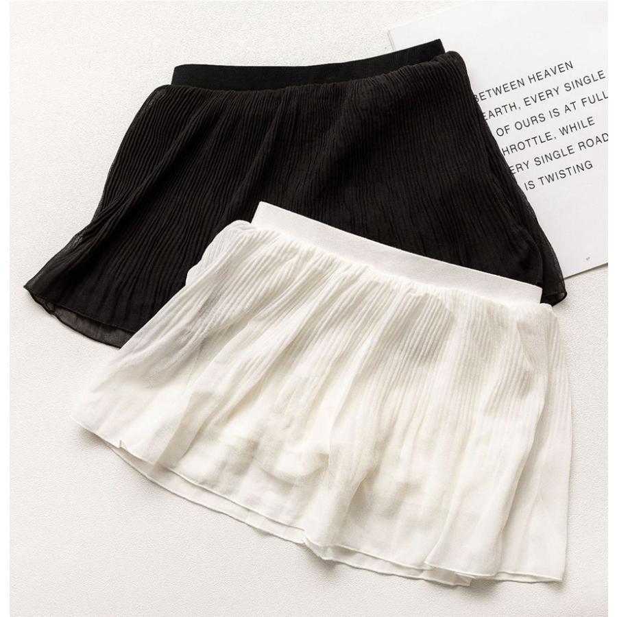 ペチパンツ ペチコート プリーツ スカート スカパン 重ね着 無地 レディース きれいめ 大人可愛い 韓国 おしゃれ シンプル |  | 10