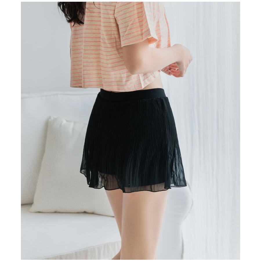 ペチパンツ ペチコート プリーツ スカート スカパン 重ね着 無地 レディース きれいめ 大人可愛い 韓国 おしゃれ シンプル |  | 04