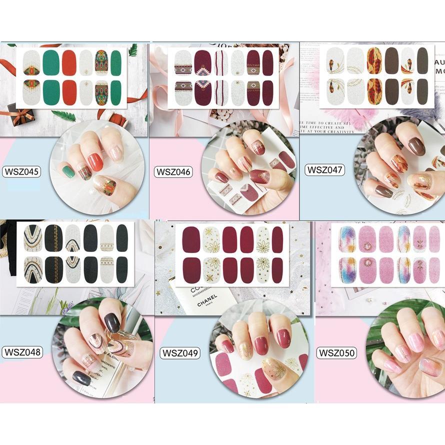 ネイルシール 2+2 貼るだけ フルカバー かわいい 簡単 ハンド 冬ネイル シンプル ブラウンネイル 韓国風 ジェルネイルシール |  | 16