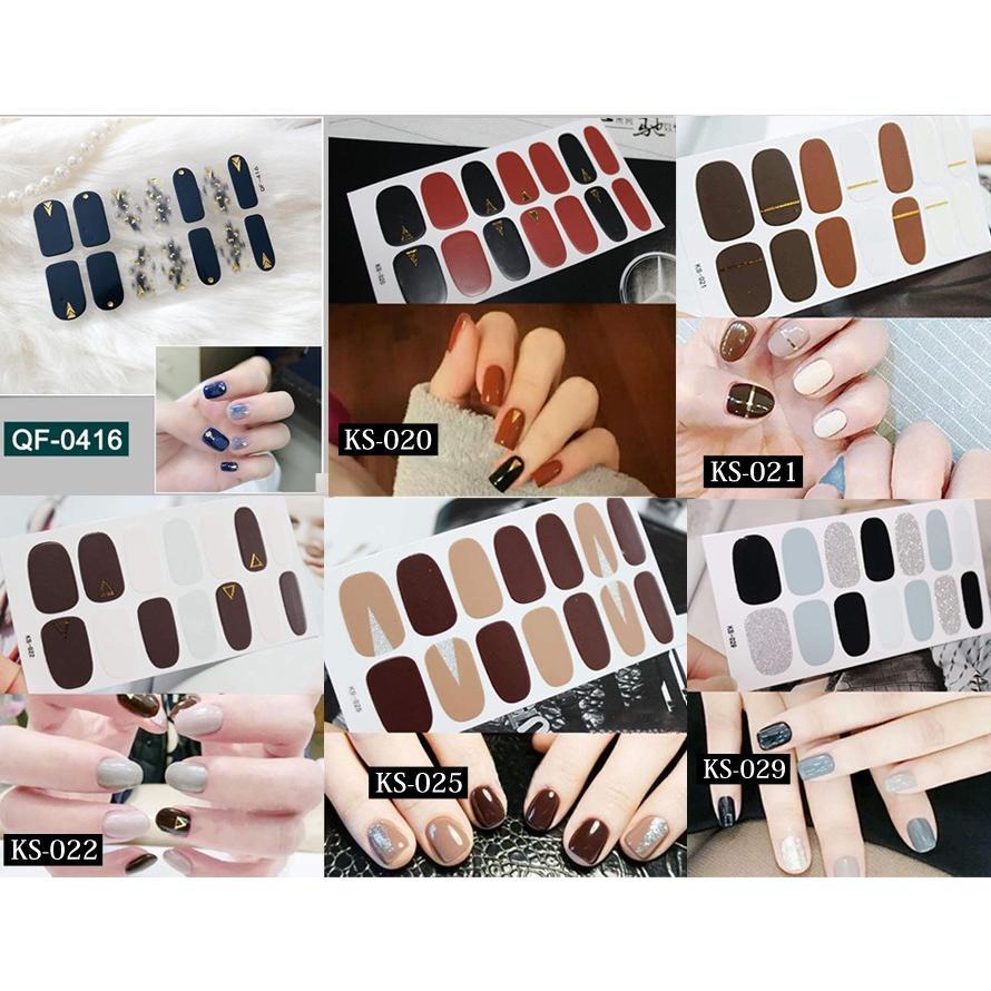 ネイルシール 2+2 貼るだけ フルカバー かわいい 簡単 ハンド 冬ネイル シンプル ブラウンネイル 韓国風 ジェルネイルシール |  | 05