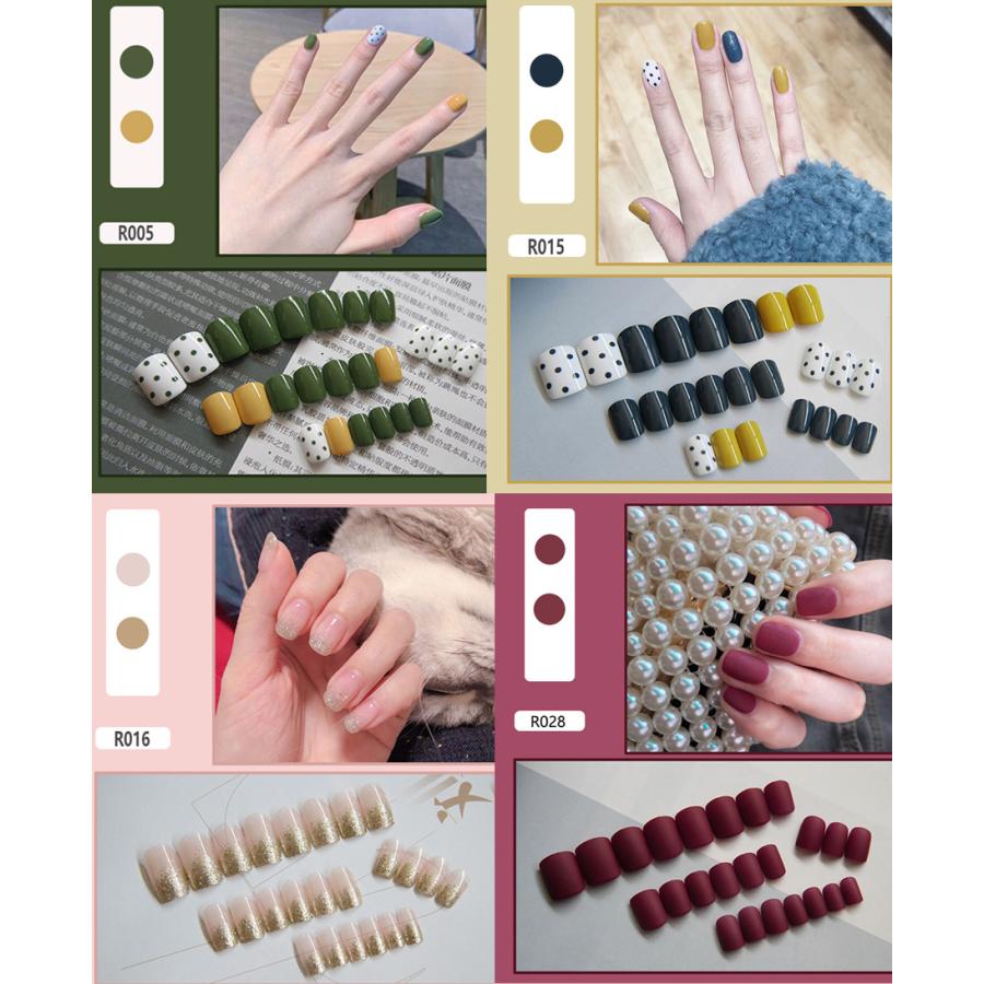 ネイルチップ ショート シンプル ブライダル ピンク つけ爪 成人式 卒業式 チップ かわいい ショートネイルチップ |  | 01