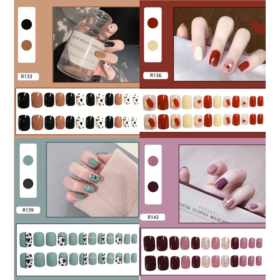 ネイルチップ ショート シンプル ブライダル ピンク つけ爪 成人式 卒業式 チップ かわいい ショートネイルチップ |  | 09