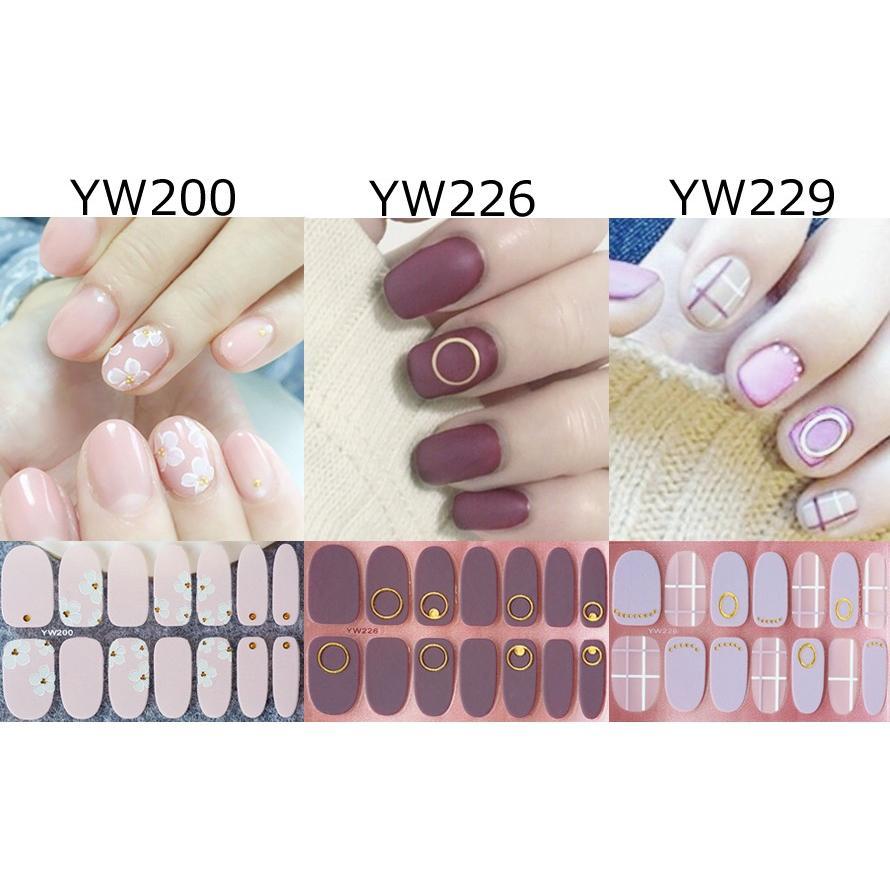 ネイルシール 2+2 貼るだけ かわいい 花 フルカバー 冬 簡単  シンプル ネイル 韓国風 ネイルシール |  | 10