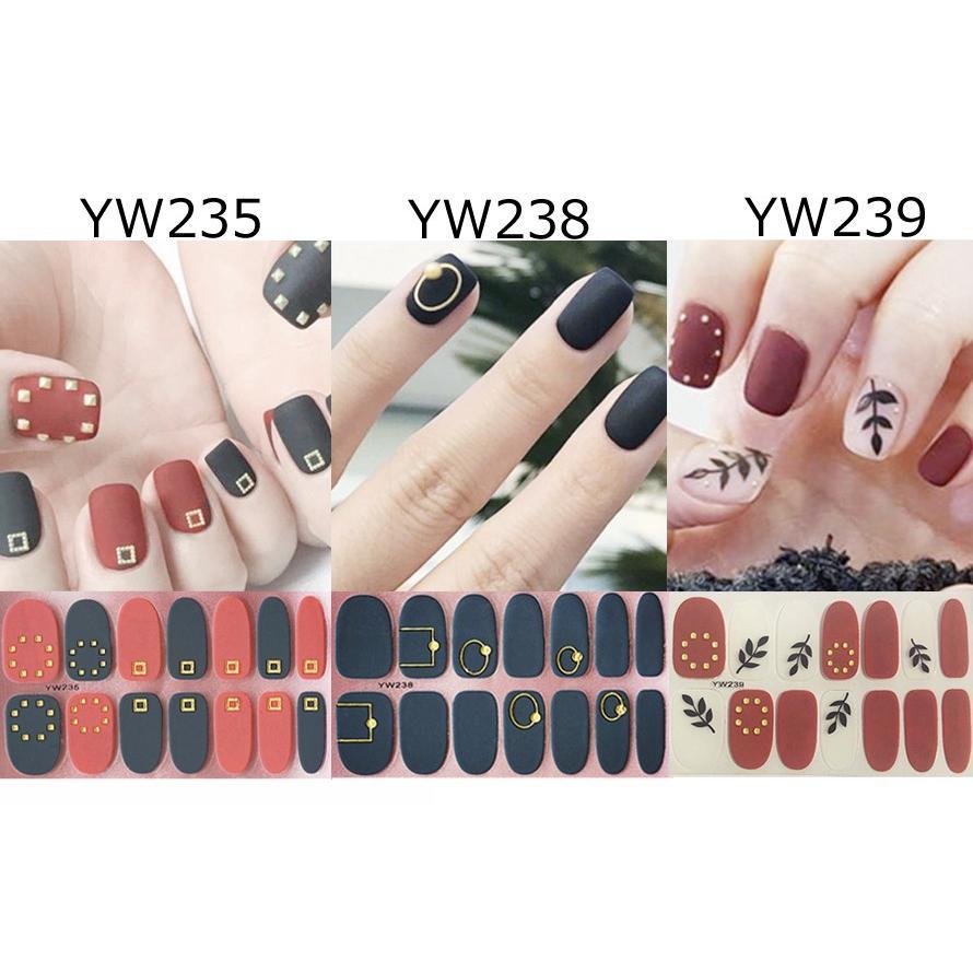 ネイルシール 2+2 貼るだけ かわいい 花 フルカバー 冬 簡単  シンプル ネイル 韓国風 ネイルシール |  | 11