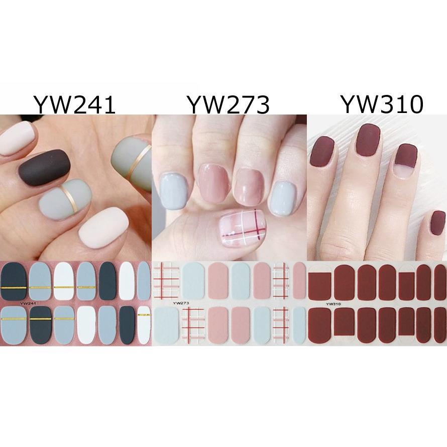 ネイルシール 2+2 貼るだけ かわいい 花 フルカバー 冬 簡単  シンプル ネイル 韓国風 ネイルシール |  | 12