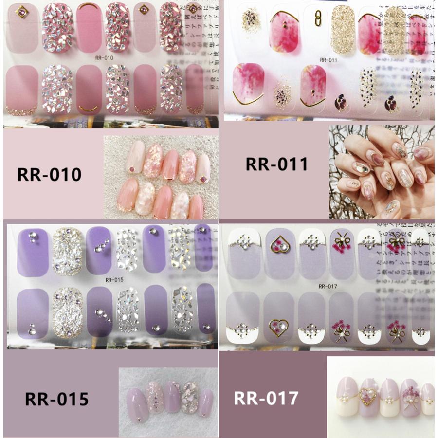 ネイルシール 2+2 3D 貼るだけ フルカバー 春 花 簡単 立体 韓国風 ジェルネイルシール かわいい セルフネイル ピンク ネイル |  | 05