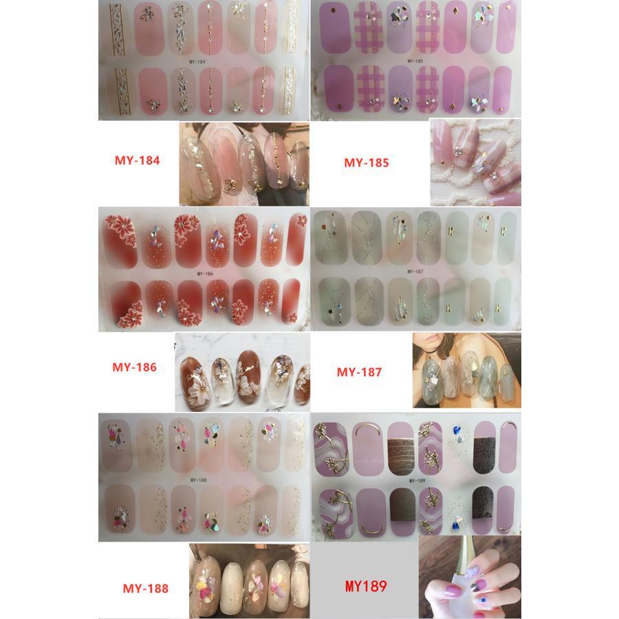 ネイルシール 2+2 3D 貼るだけ フルカバー 春 花 簡単 立体 韓国風 ジェルネイルシール かわいい シンプル |  | 09