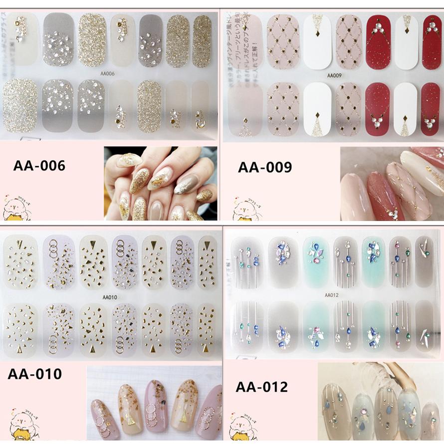 ネイルシール 2+2 3D 貼るだけ シンプル オフィス 春 夏 フルカバー 花 簡単 立体 韓国風 ジェルネイルシール かわいい |  | 02