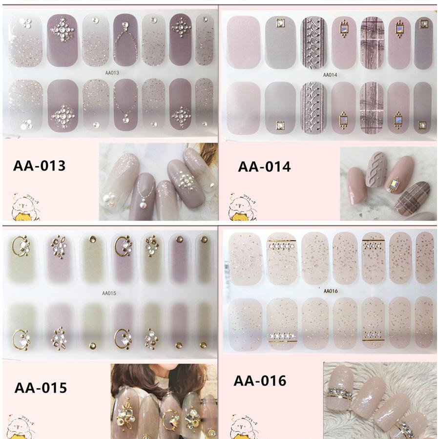 ネイルシール 2+2 3D 貼るだけ シンプル オフィス 春 夏 フルカバー 花 簡単 立体 韓国風 ジェルネイルシール かわいい |  | 03