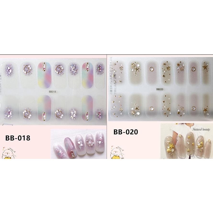 ネイルシール 2+2 3D 貼るだけ シンプル オフィス 春 夏 フルカバー 花 簡単 立体 韓国風 ジェルネイルシール かわいい |  | 08