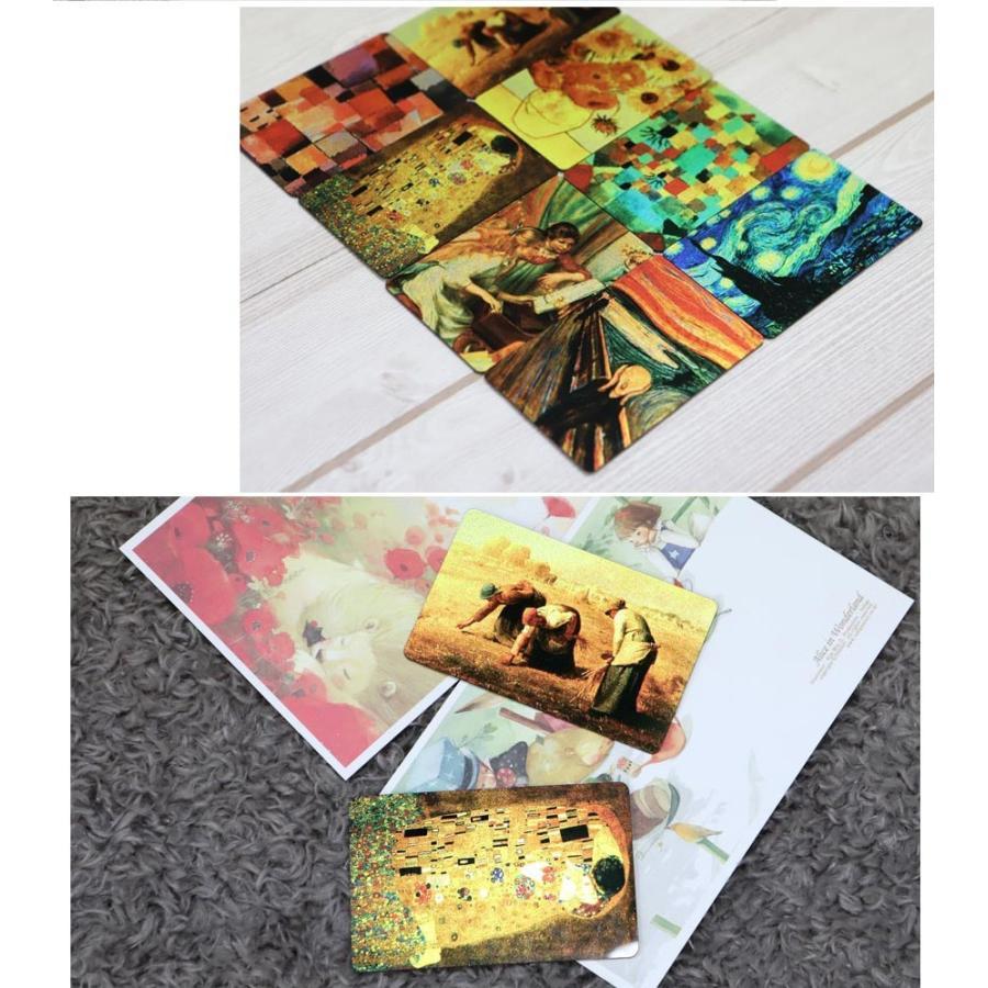 名画カードミラー 割れない 鏡 コンパクトミラー アクリル |  | 02