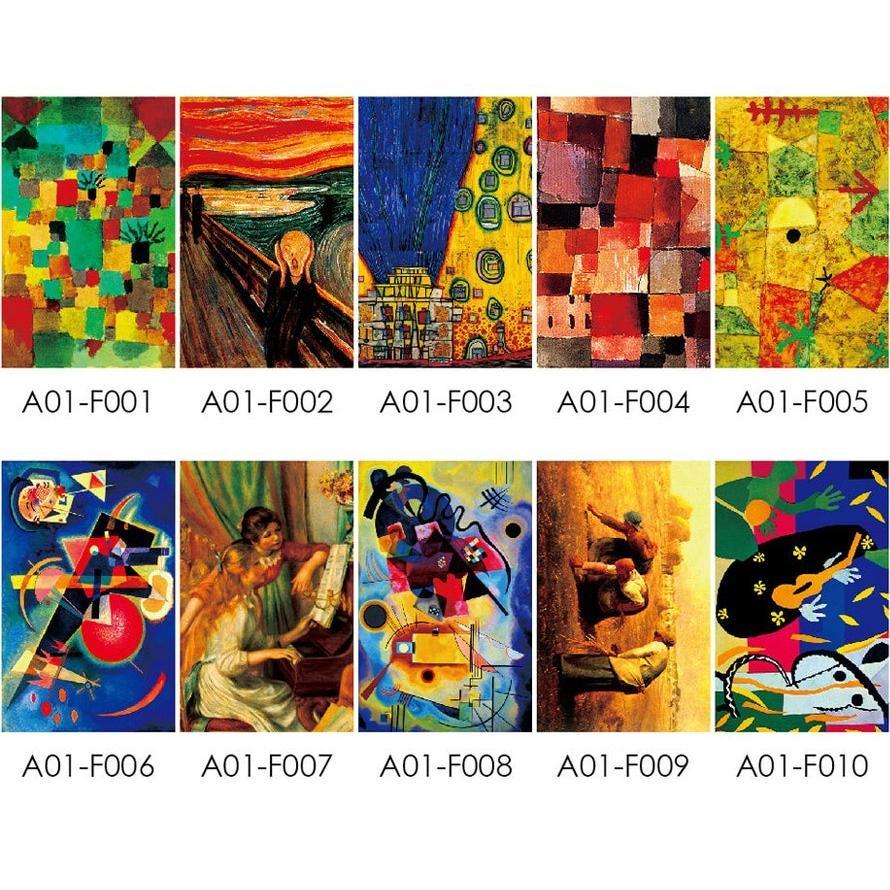 名画カードミラー 割れない 鏡 コンパクトミラー アクリル |  | 05