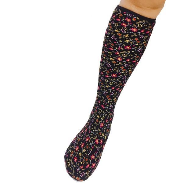 ロングポソン靴下 韓国靴下 花柄 ポソン ルームソックス 冷え取り靴下 モコモコ靴下 おばちゃん靴下 |  | 07