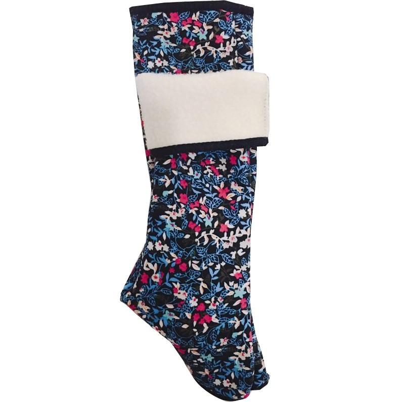 ロングポソン靴下 韓国靴下 花柄 ポソン ルームソックス 冷え取り靴下 モコモコ靴下 おばちゃん靴下 |  | 04