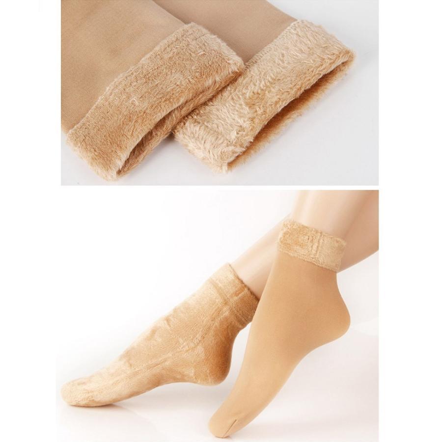 裹起毛ソックス 裏起毛靴下 レディース ソックス 裏起毛 ルームソックス 冷え取り靴下 ブラック ベージュ 靴下 |  | 07