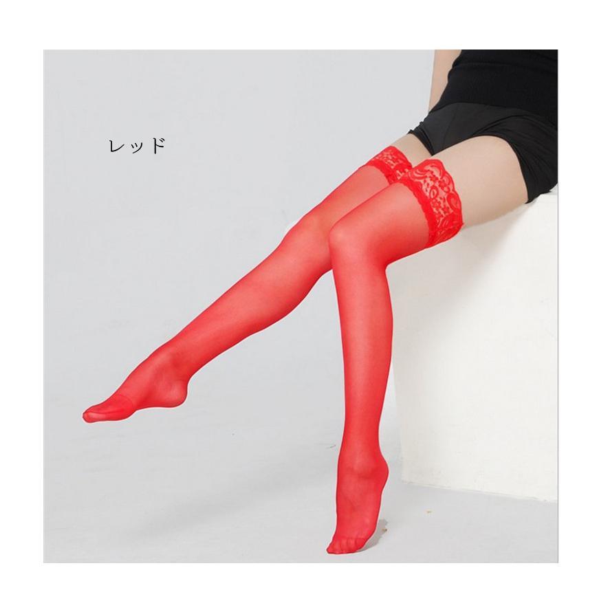 ニーハイストッキング ガーターストッキング レース コスプレ ブラック 黒 美脚 ハロウィン ニーハイ |  | 03