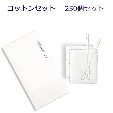 マットシリーズ　コットンセット（綿棒2本・コットン2枚）　（1セット250個入）1個あたり20.152円（税込）